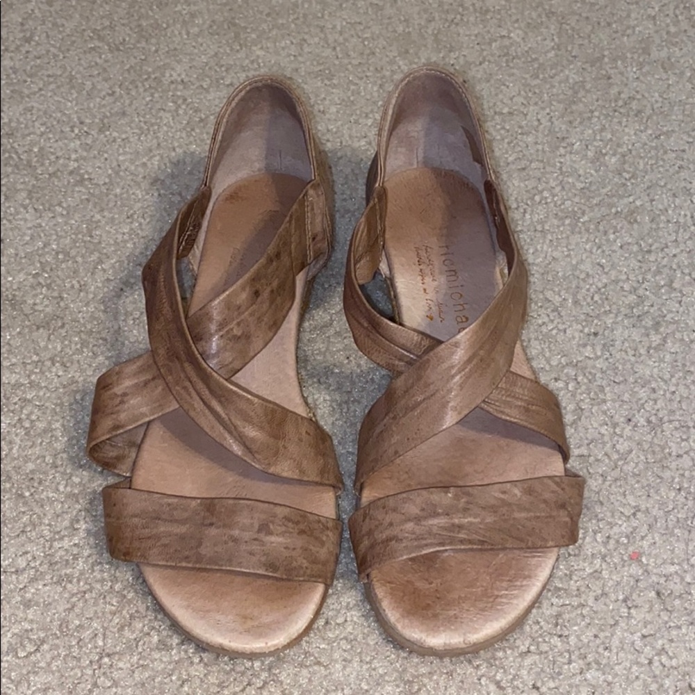 Tan sandals
